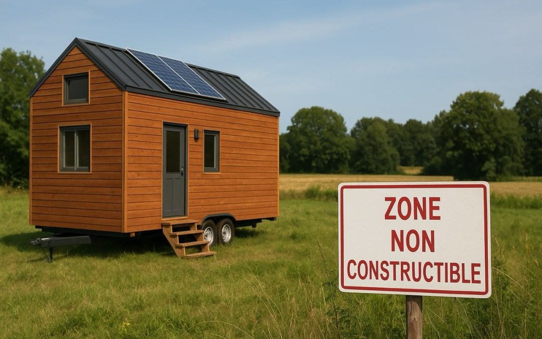 Peut-on légalement installer une tiny house sur un terrain non constructible ?