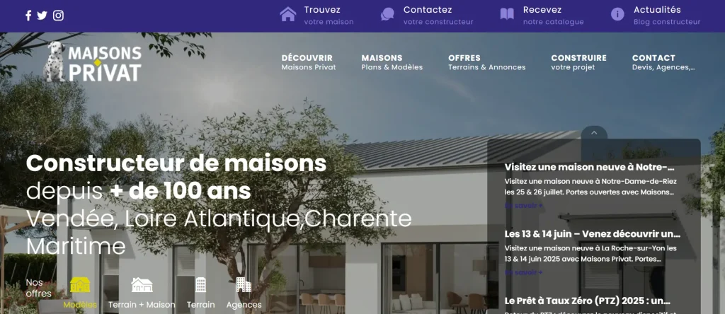 le constructeur Maison Privat