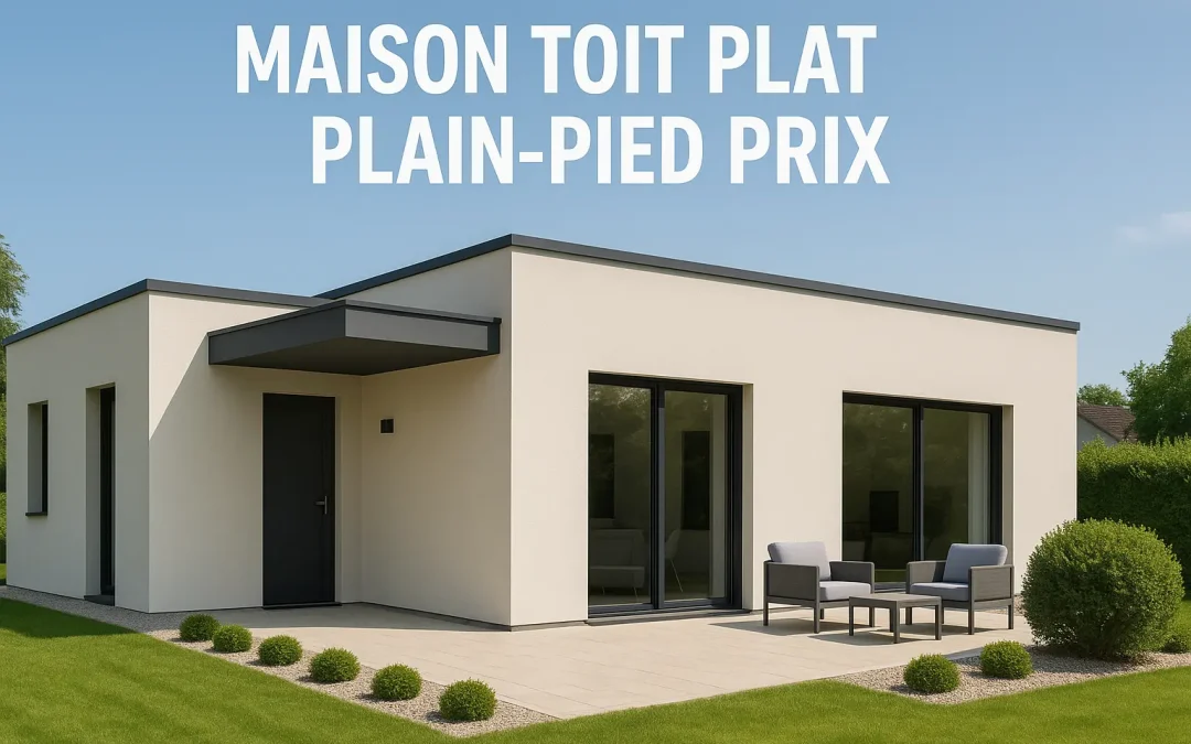 Quel est le prix d&rsquo;une maison plain-pied avec toit plat ?