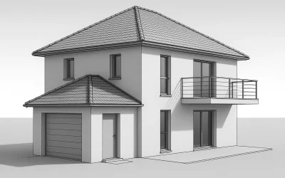 Quel est le meilleur plan pour une maison à 4 pans avec étage ?