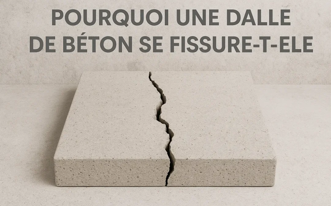 Pourquoi une dalle de béton se fissure-t-elle ?