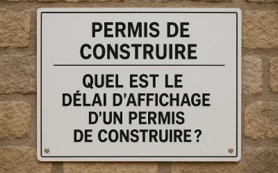 Quel est le délai d&rsquo;affichage d&rsquo;un permis de construire ?