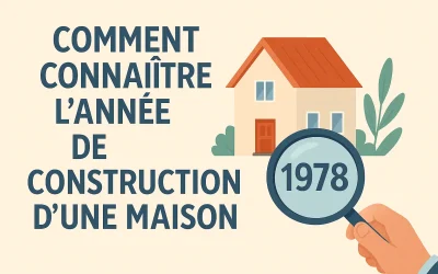 Comment connaître l&rsquo;année de construction d&rsquo;une maison ?