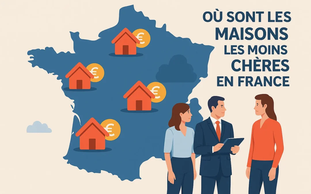 Où sont les maisons les moins chères en France ?