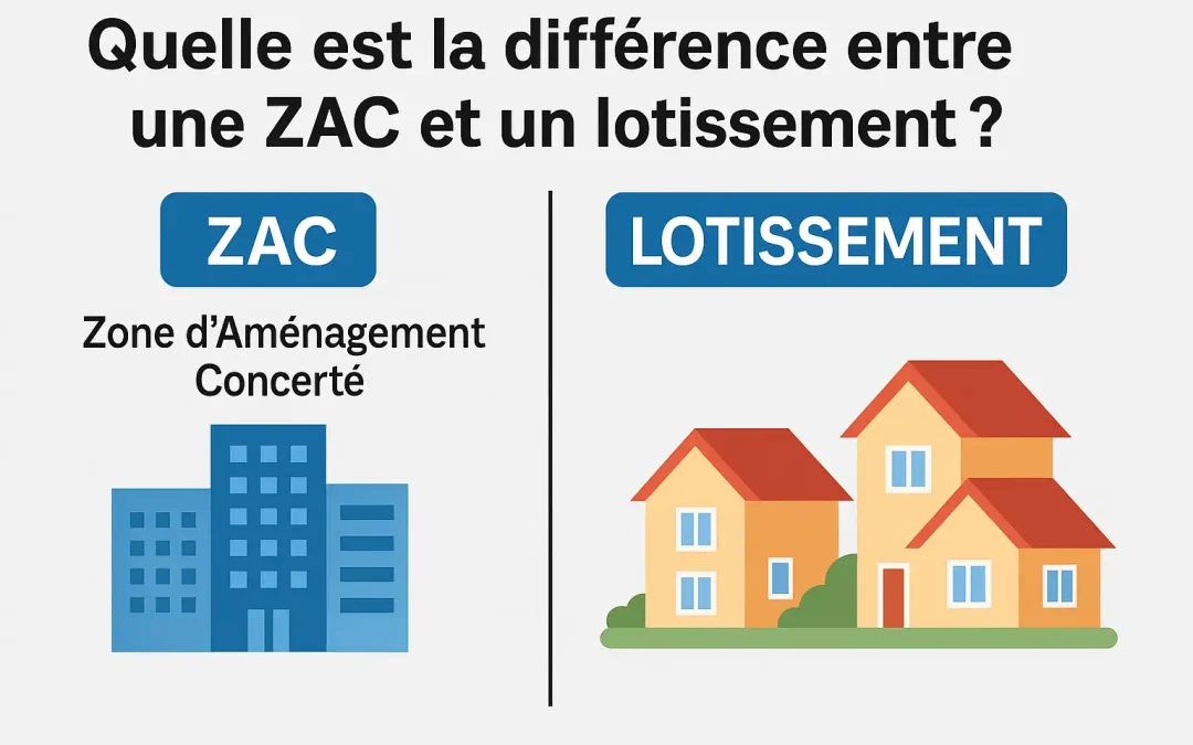 Quelle est la différence entre une ZAC et un lotissement ?