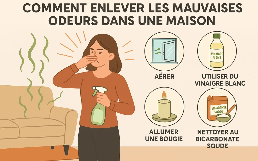 Comment enlever les mauvaises odeurs dans une maison ?