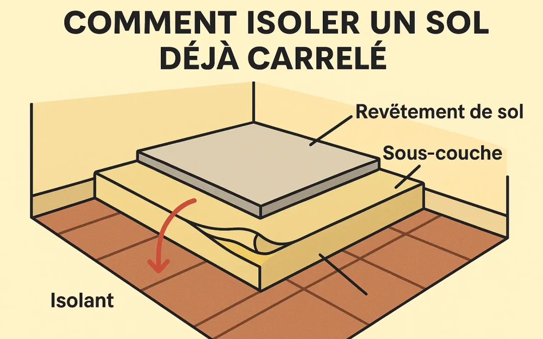 Comment isoler un sol déjà carrelé ?