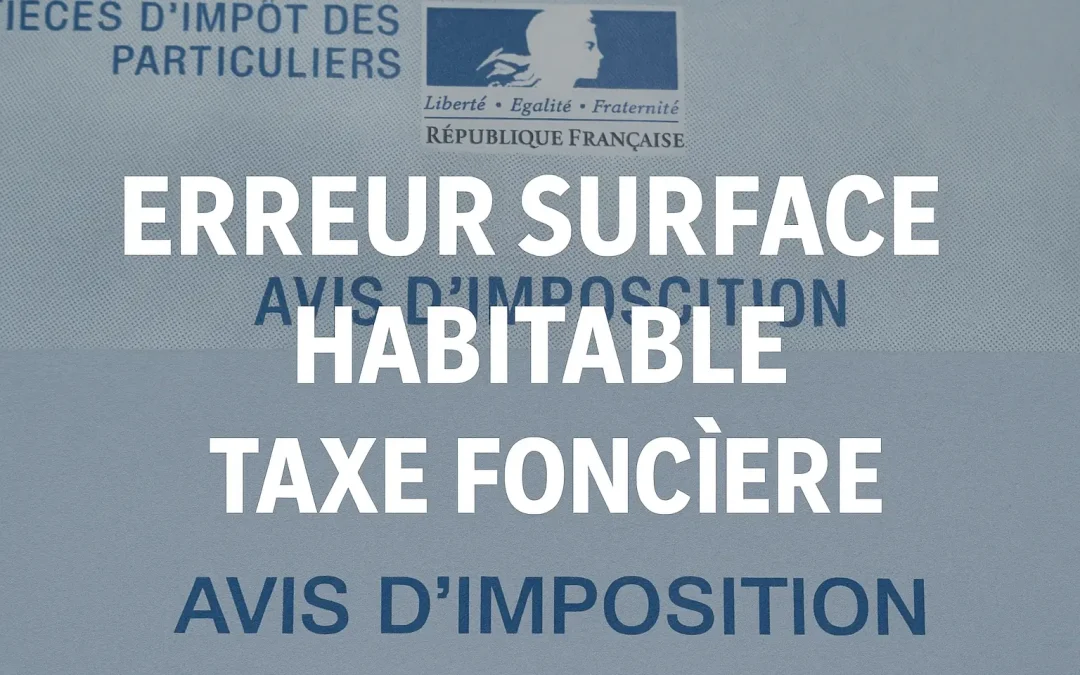 Erreur surface habitable taxe foncière : comment peut-on la corriger ?