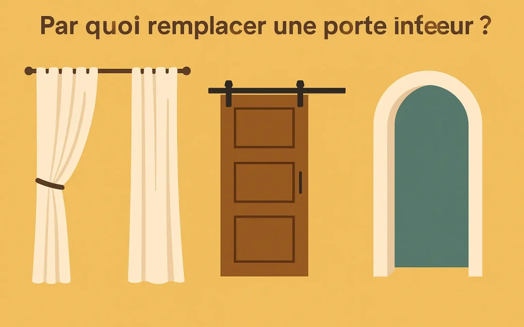 Par quoi remplacer une porte intérieure ?