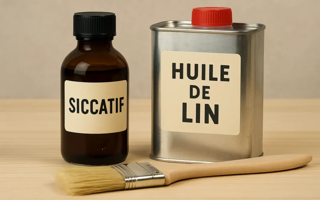 Comment utiliser le siccatif avec l’huile de lin ?
