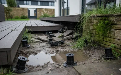 Quels sont les inconvénients d’une terrasse sur plots ?
