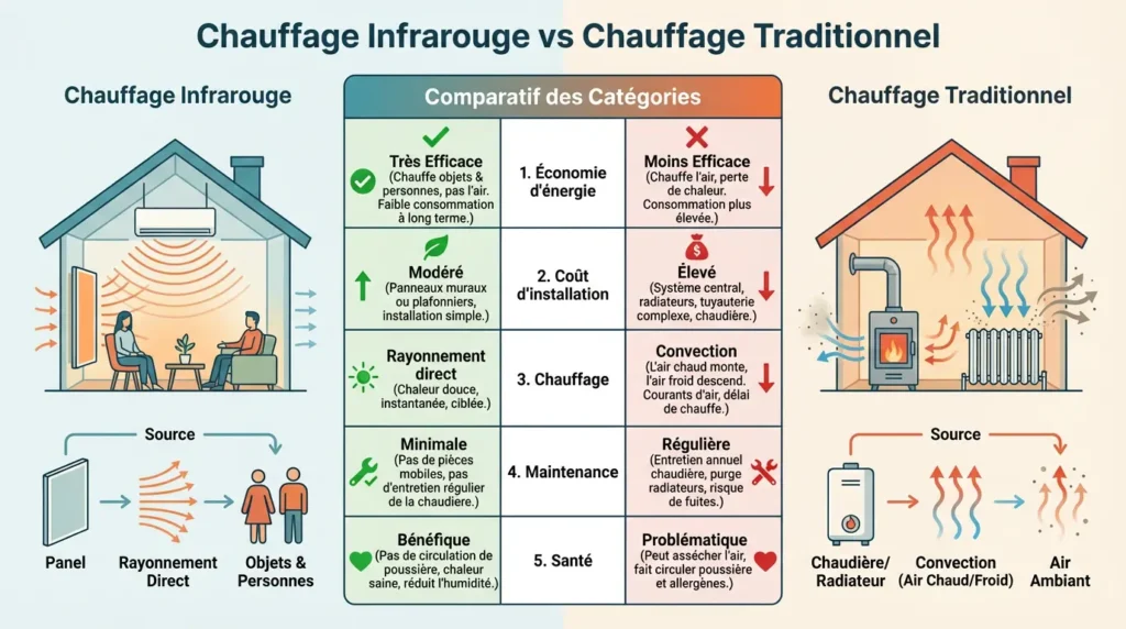 Chauffage Infrarouge Comparatif