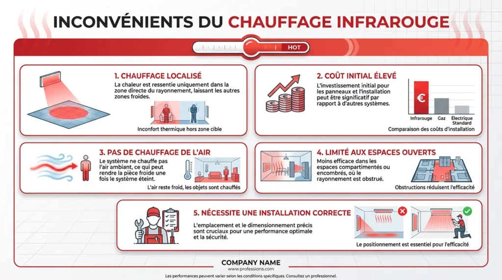 Chauffage Infrarouge Inconvénients