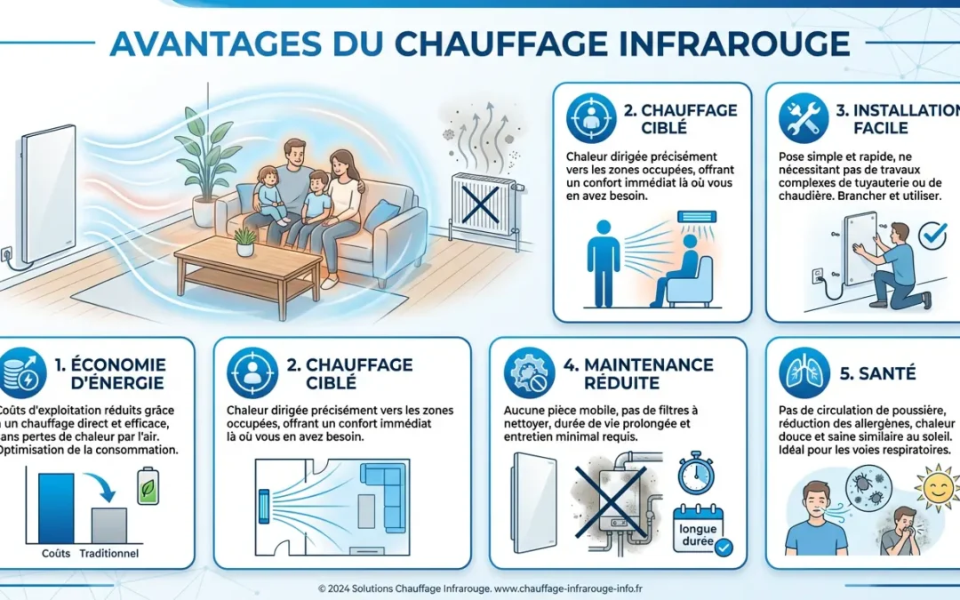 Quels sont les avantages et inconvénients du chauffage infrarouge ?