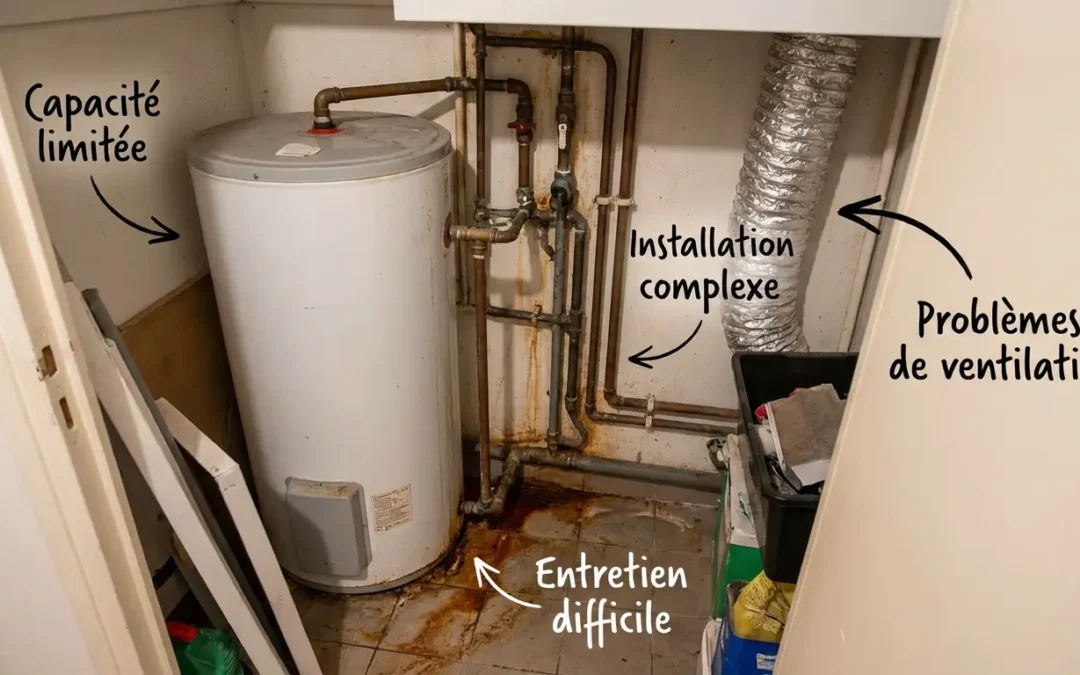 Quels sont les inconvénients du chauffe-eau plat ?