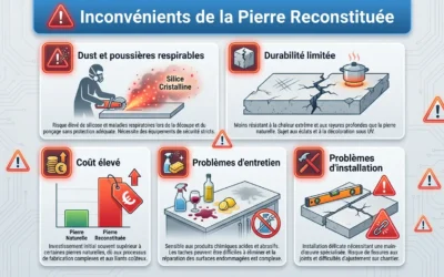 Quels sont les inconvénients de la pierre reconstituée ?