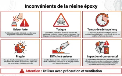 Quels sont les inconvénients de la résine époxy ?