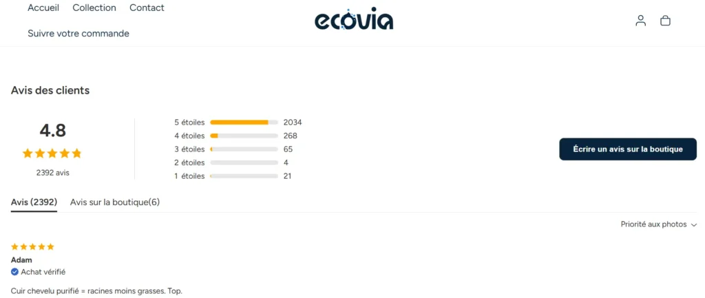avis sur Ecovia France