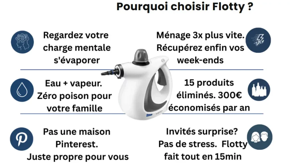 avis sur le nettoyeur vapeur Flotty