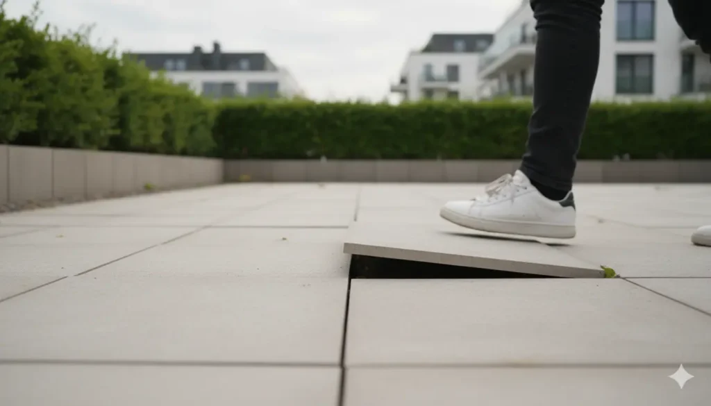 principaux inconvénients du carrelage sur plot