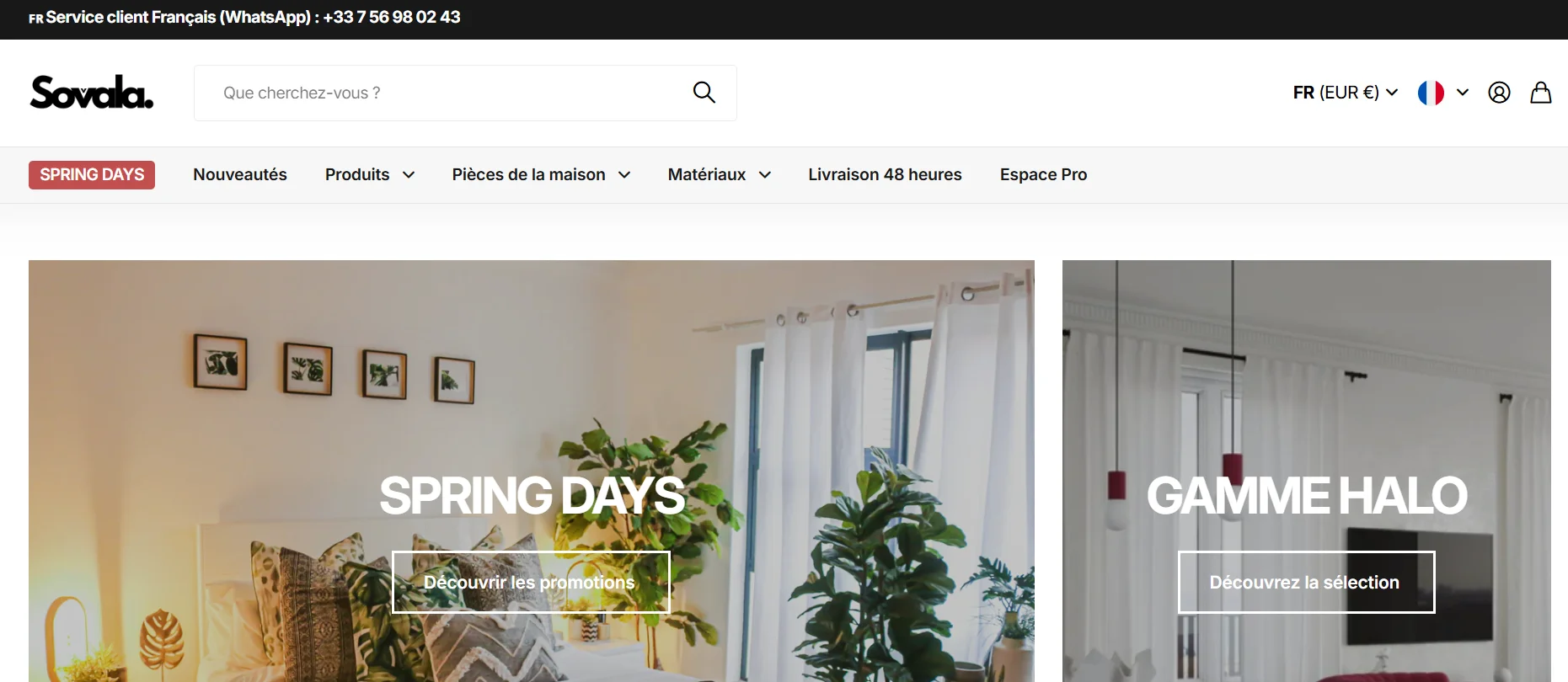 Quels sont les avis sur le site de luminaire Sovala ?