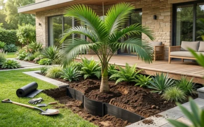 Planter un palmier près d’une maison sans risque
