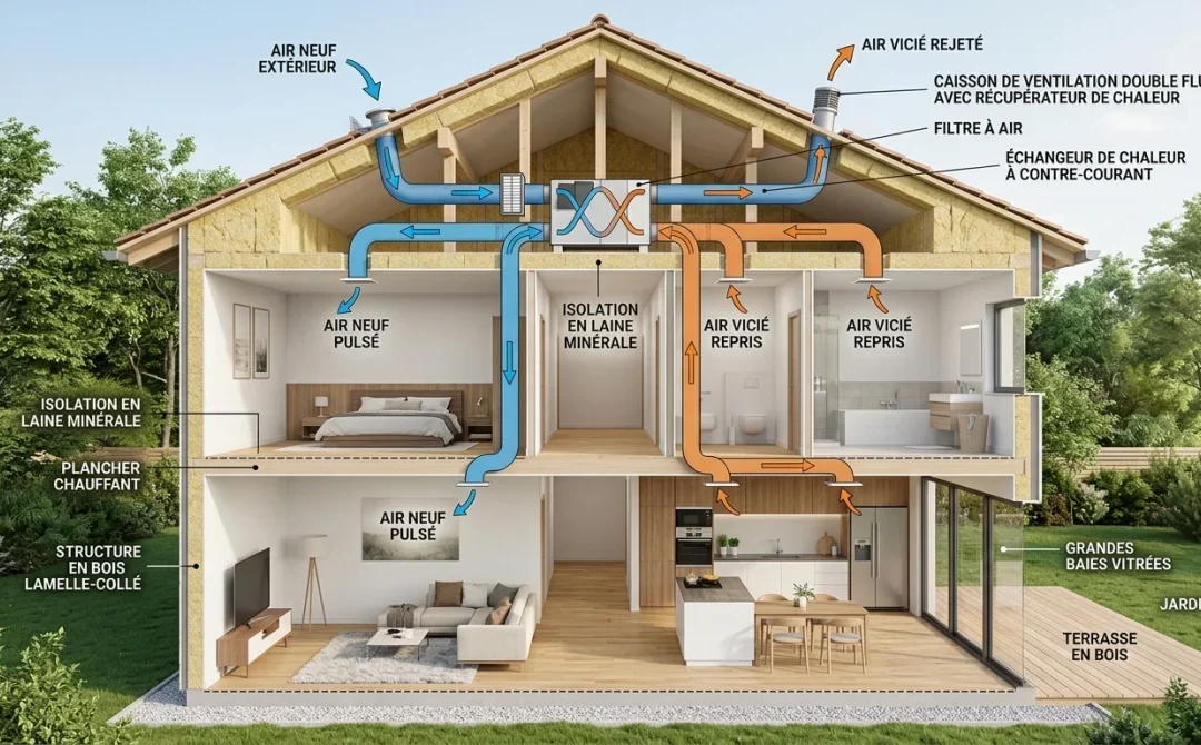 VMC simple flux ou double flux pour bien choisir sa ventilation