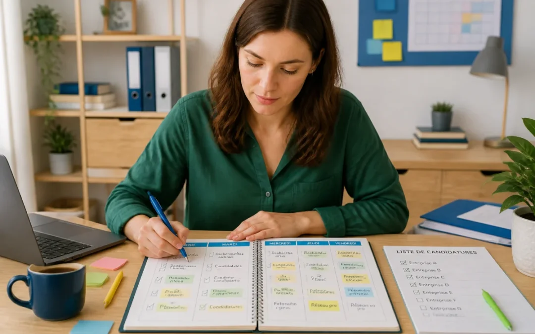Comment organiser sa recherche d’emploi efficacement
